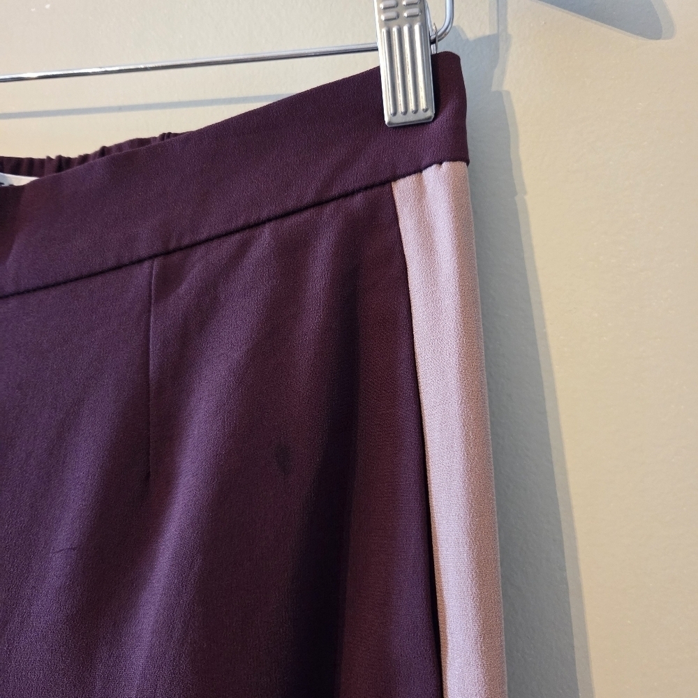 Aritzia Babaton Conan Pants Crepe Mid Rise Trousers Terado Cardamon Nutmeg Sz 6 - Picture 8 of 13